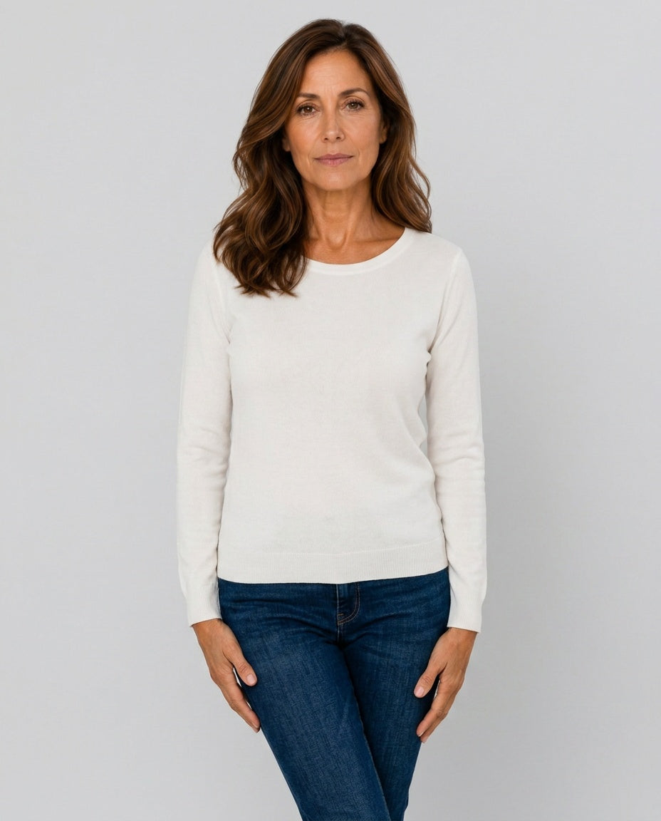 Naia | Short Pointelle Cropped Knit Cardigan