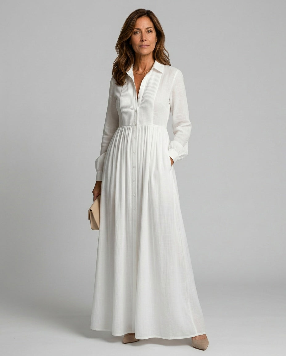 lorena maxi dress Women's Soft Flow White story:SEVILLE Scarlett Lace Maternity Maxi Color:teal blue sculpted silhouette
