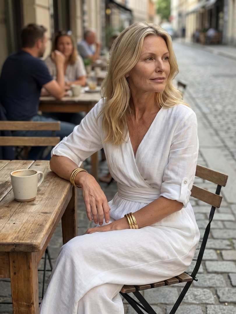 Alejandra | Cross Front Wide Leg Jumpsuit