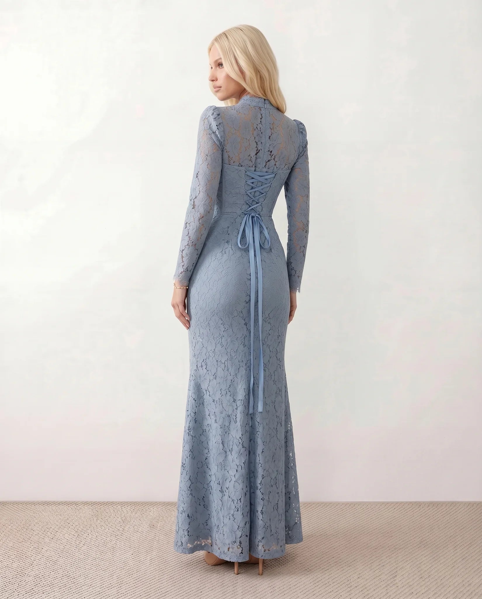 Kaia | Lace Mermaid Maxi Dress