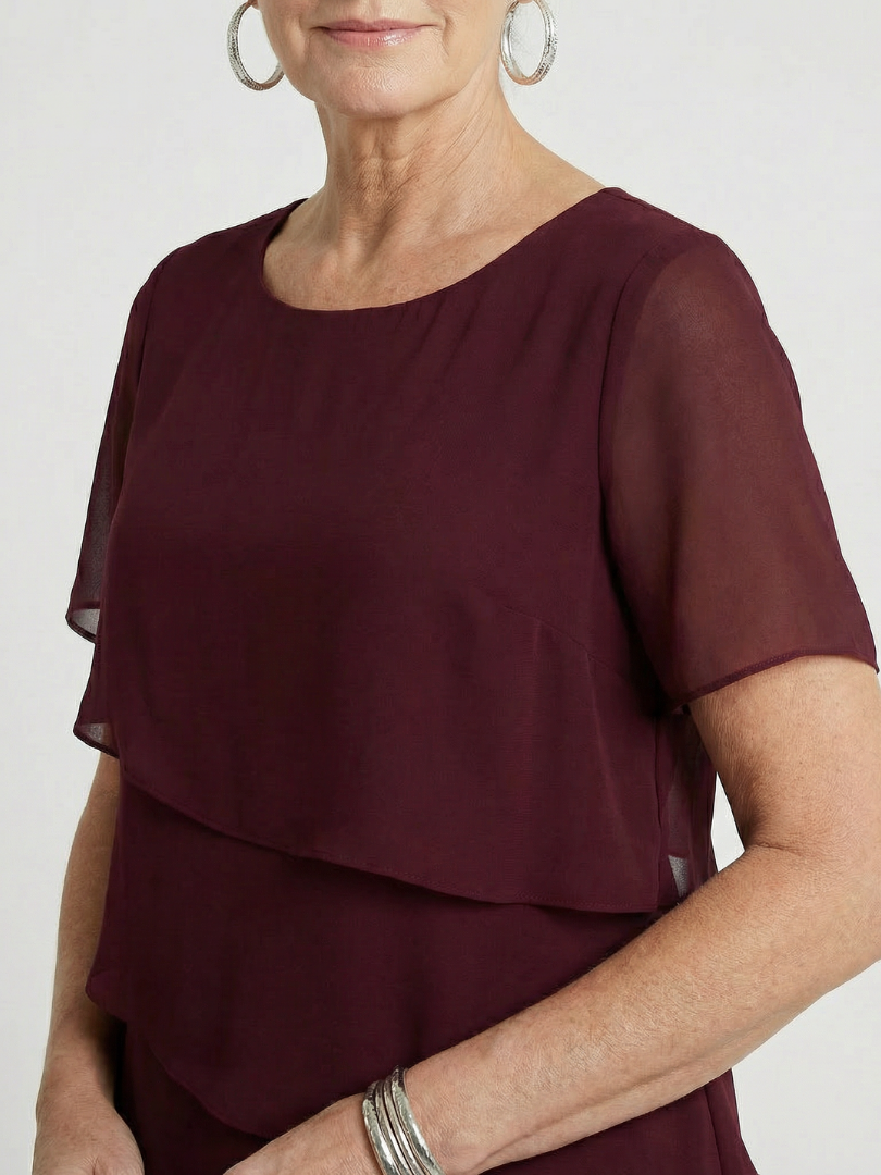 Alba | Soft Contour Knee-Length Midi Dress