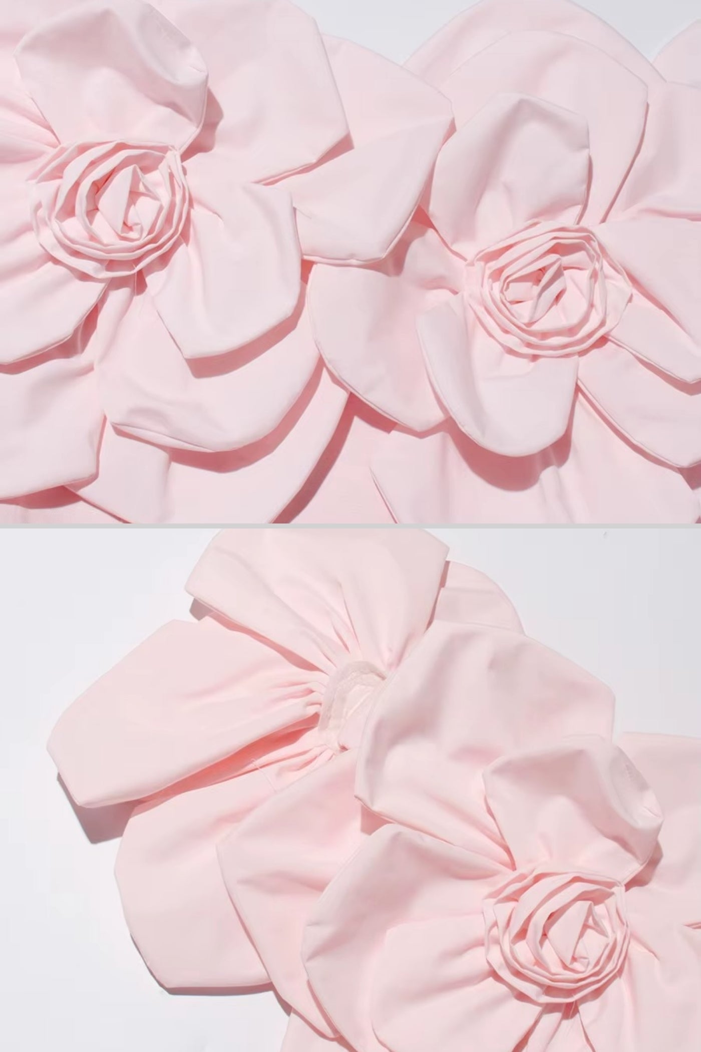 Faye | Off-Shoulder 3D Floral Appliqué Midi Dress