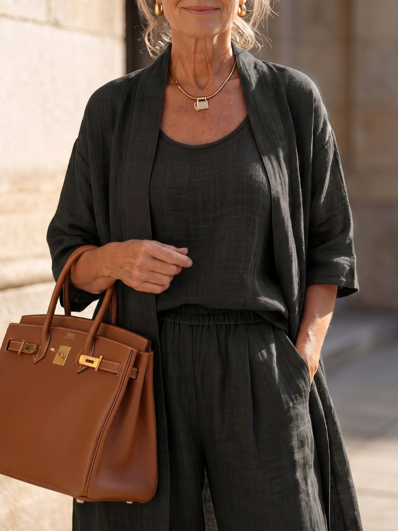 Yael | Three-Piece Relaxed Top & Pant Co-ord Set