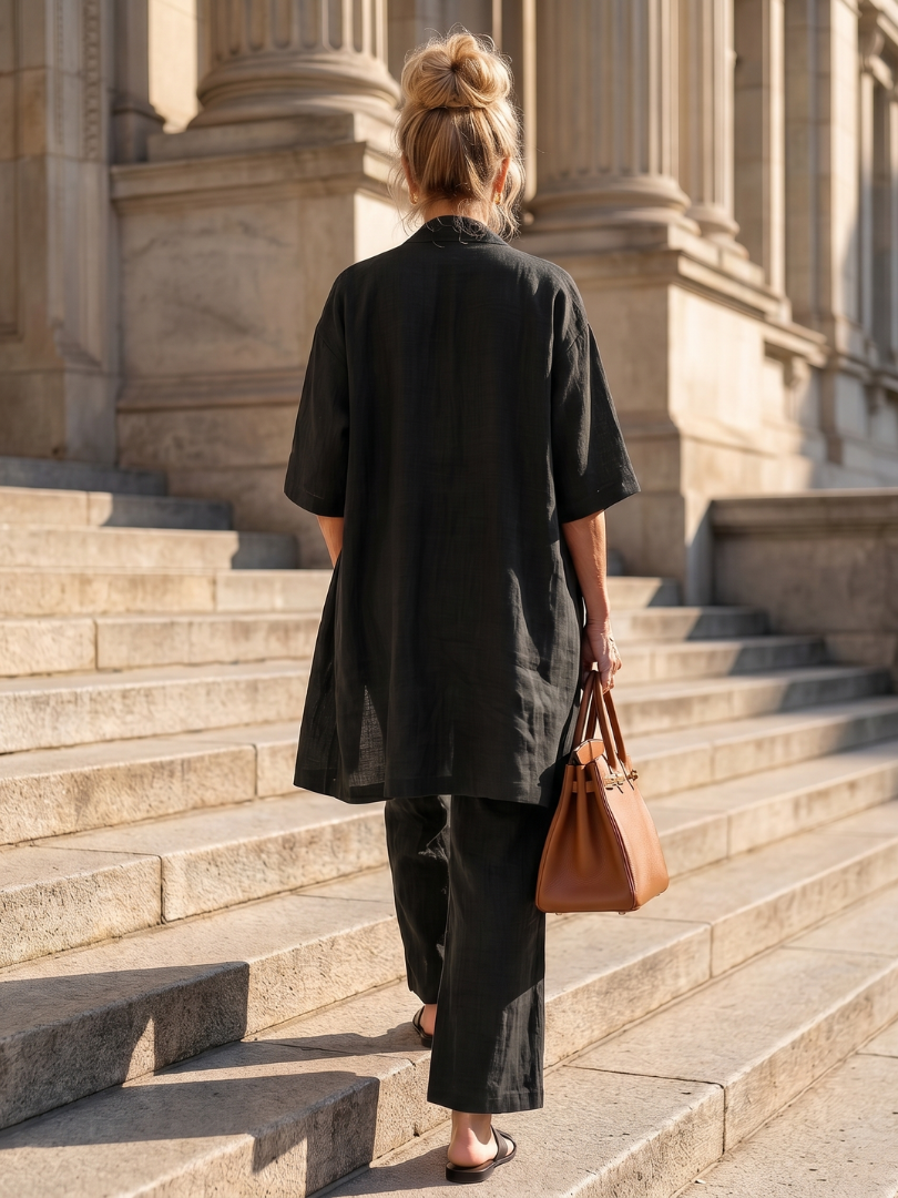 Yael | Three-Piece Relaxed Top & Pant Co-ord Set