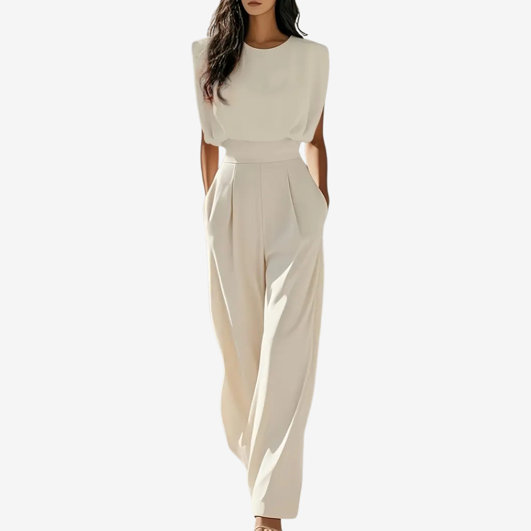 Elisa | Defined Waist Relaxed Jumpsuit