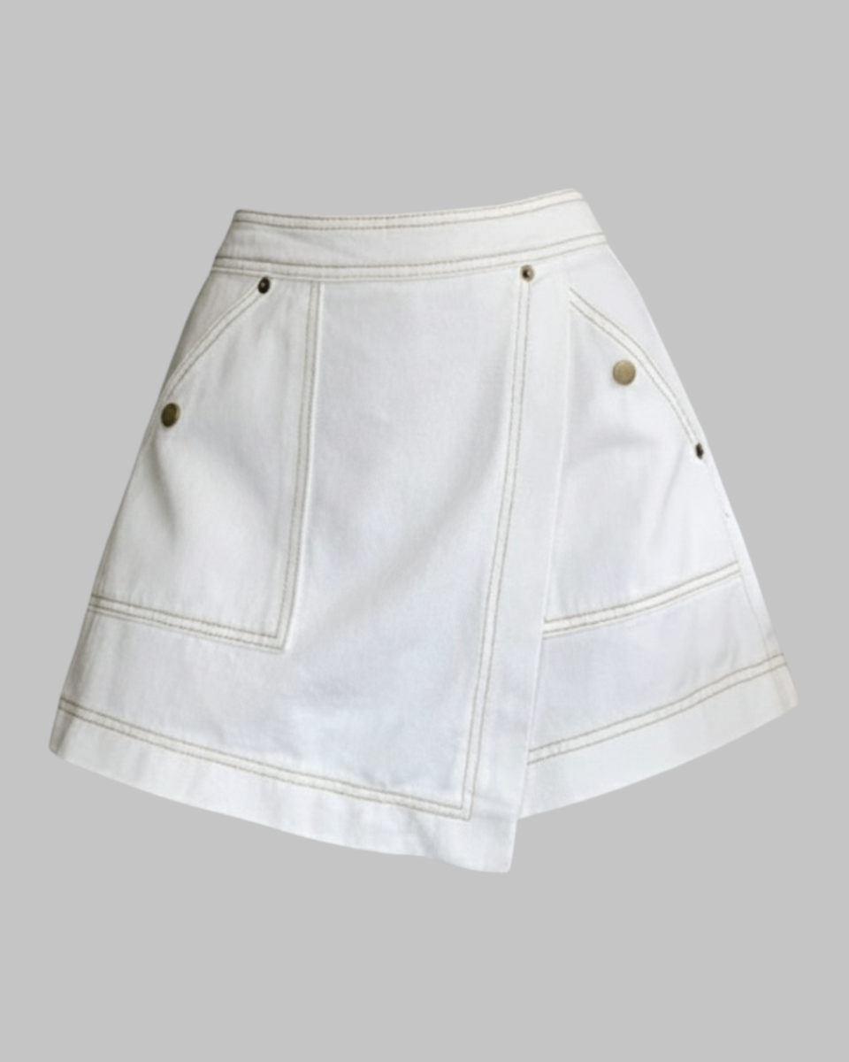 Holly | Denim Mini Skort