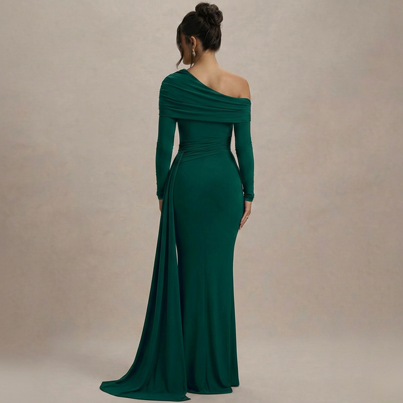 Sloane | One-Shoulder Stretch Maxi Dress