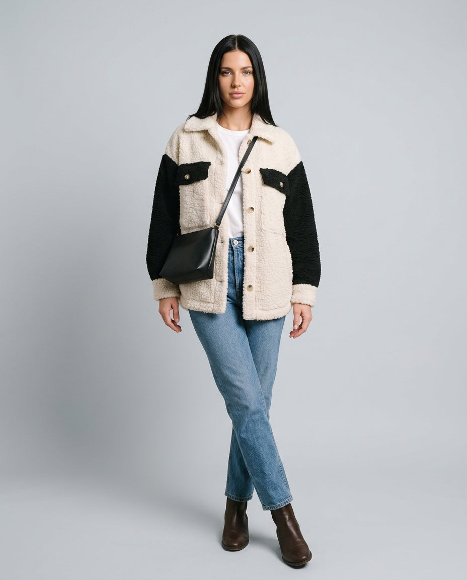 Winnie | Relaxed Fit Sherpa Jacket
