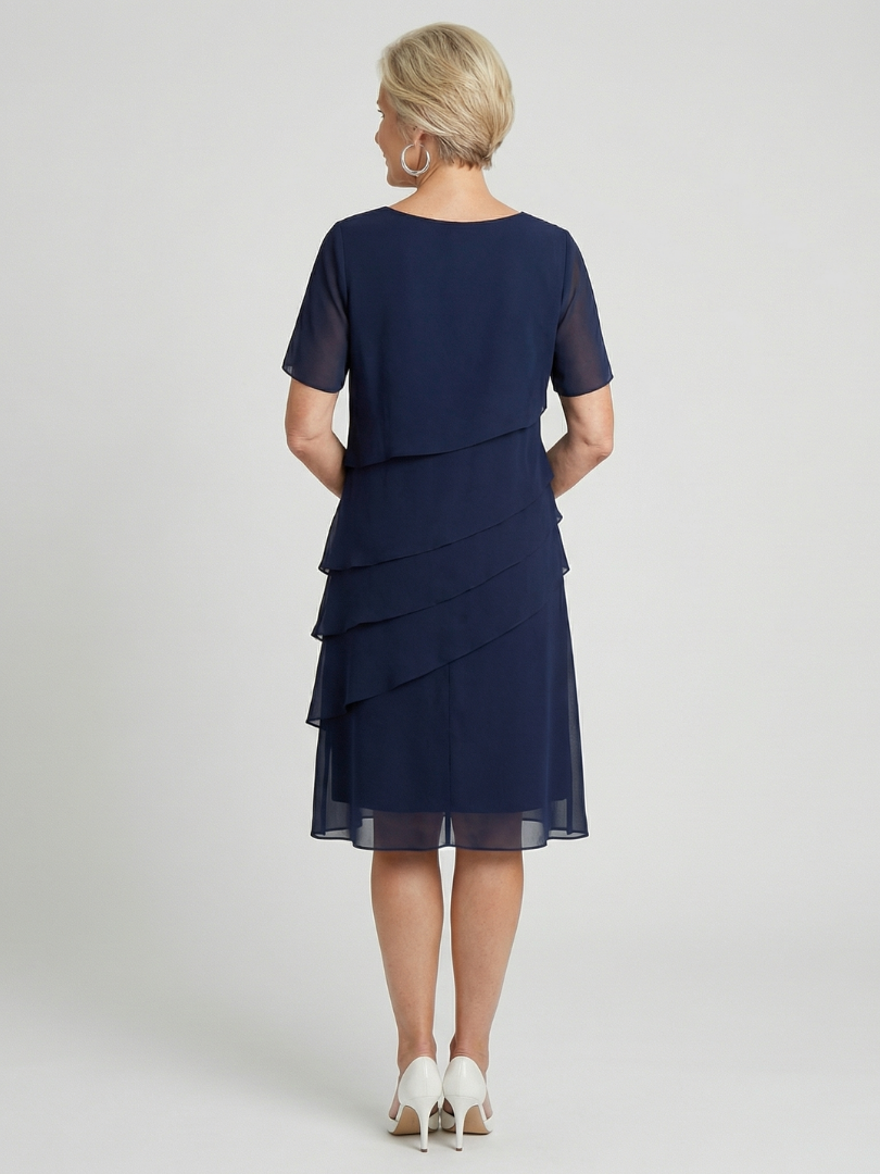 Alba | Soft Contour Knee-Length Midi Dress