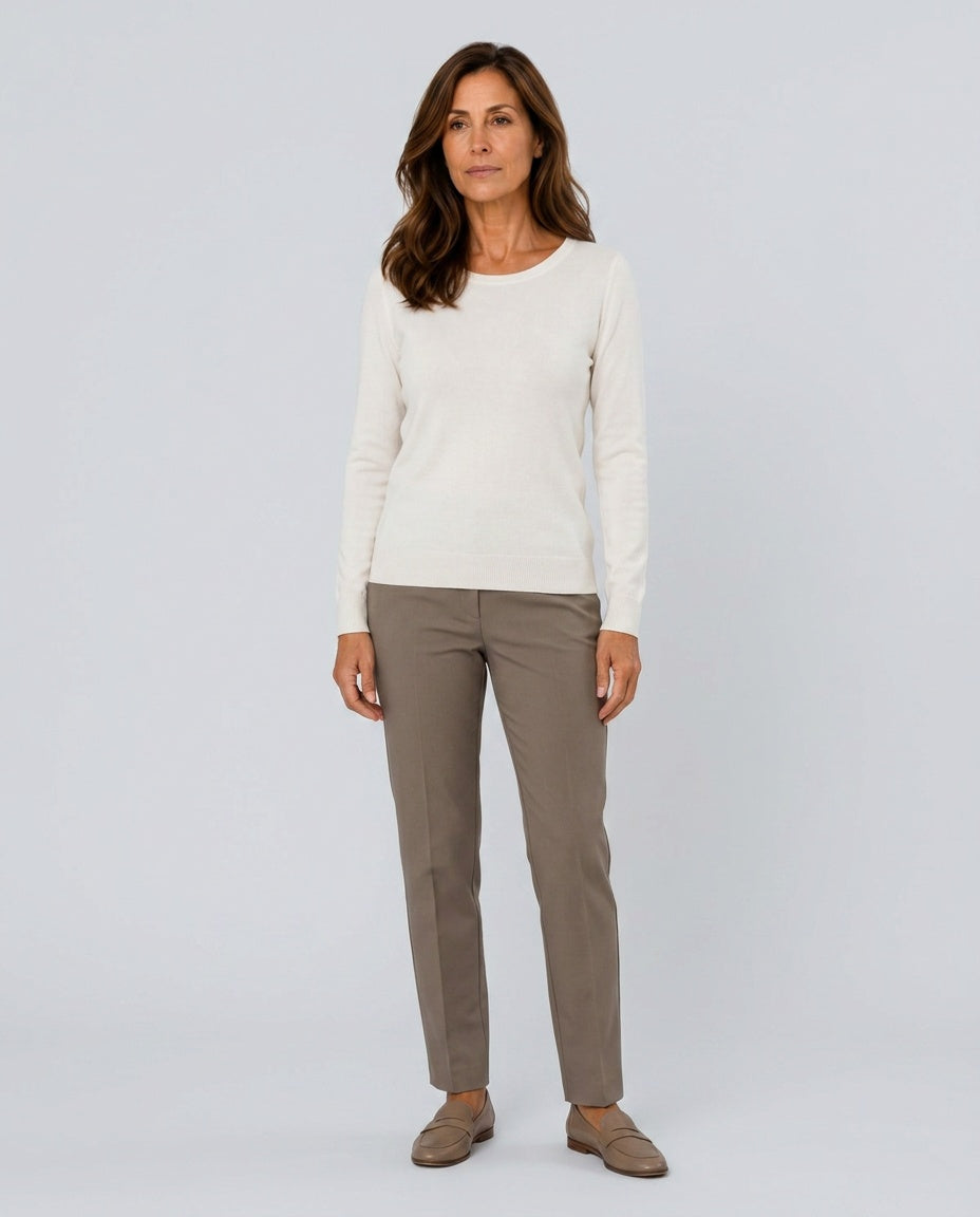 Naia | Short Pointelle Cropped Knit Cardigan