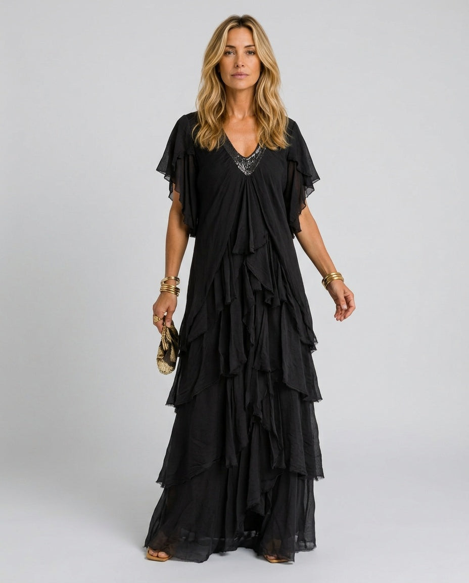 Edith | Flowy Elegant Maxi Dress