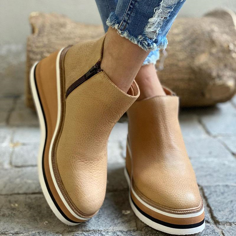 Mira | Platform Cushioned Sole Ankle Boot