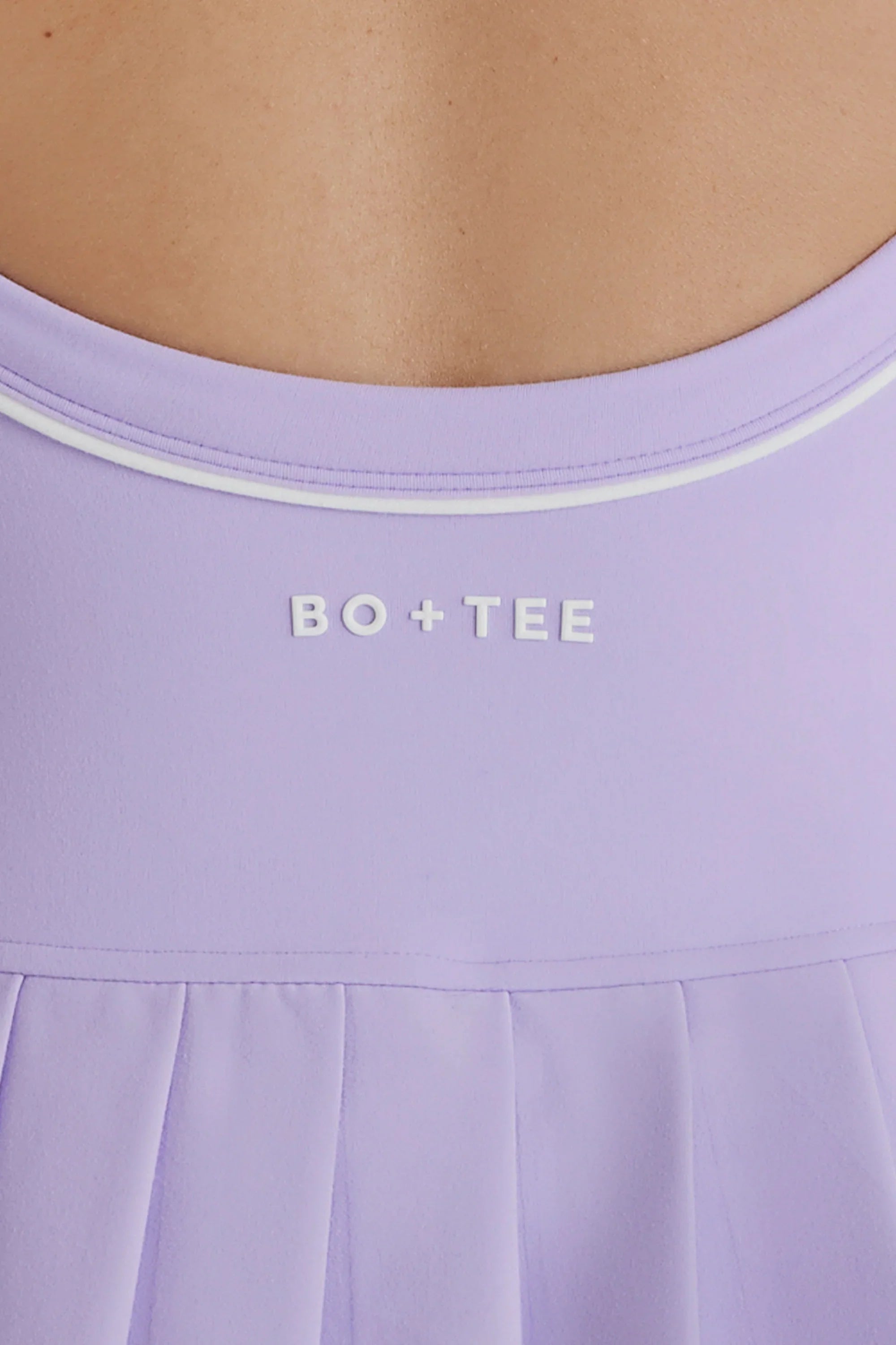 Kira | Crossback Pleated Tennis Mini Dress