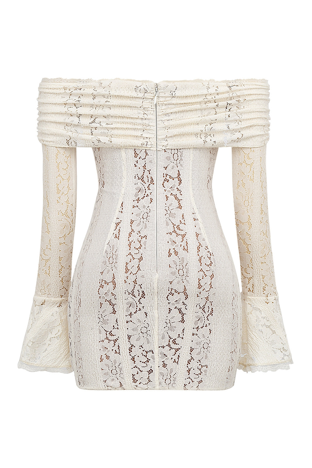 Cléo | Floral Lace Off-Shoulder Mini Dress