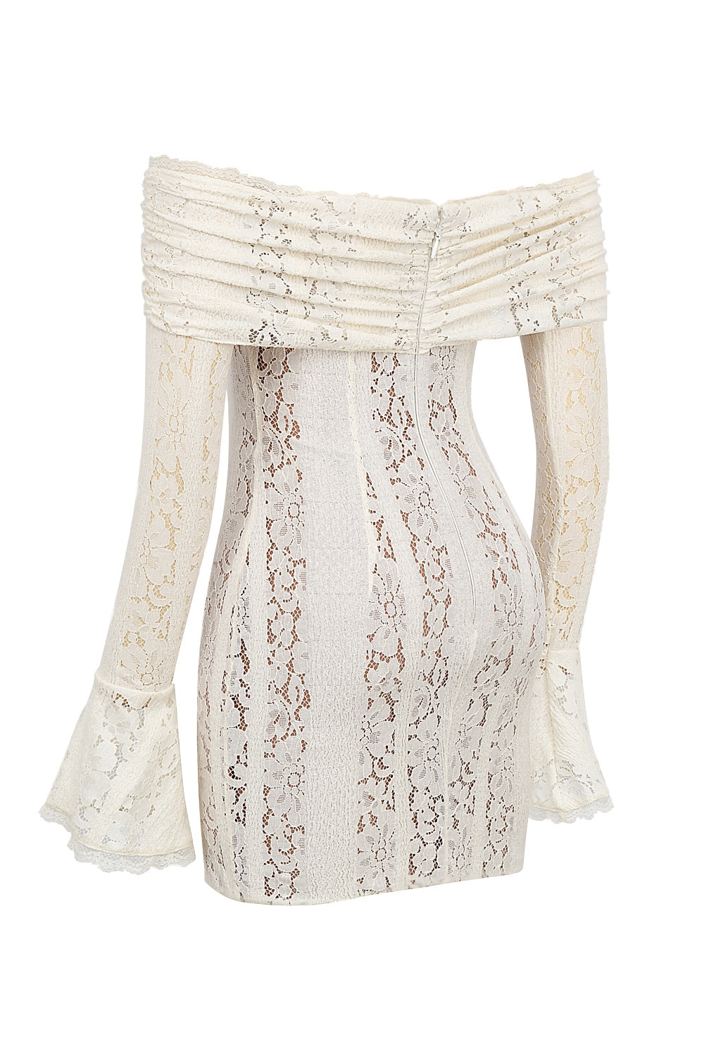 Cléo | Floral Lace Off-Shoulder Mini Dress