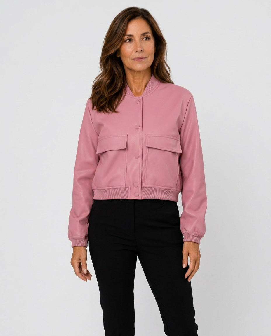 Jimena | Zip Front Long Sleeve Jacket