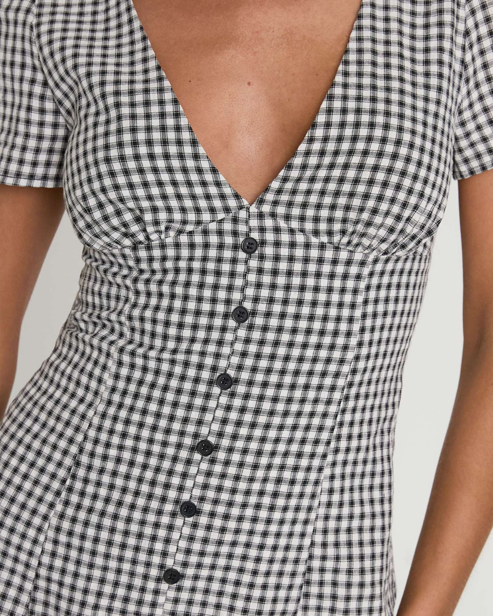 Lilia | Mini Dress with Button Front