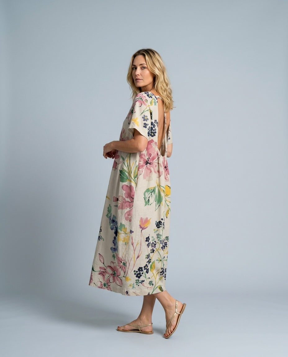 Josie | Bohemian Floral Lightweight Maxi Dress