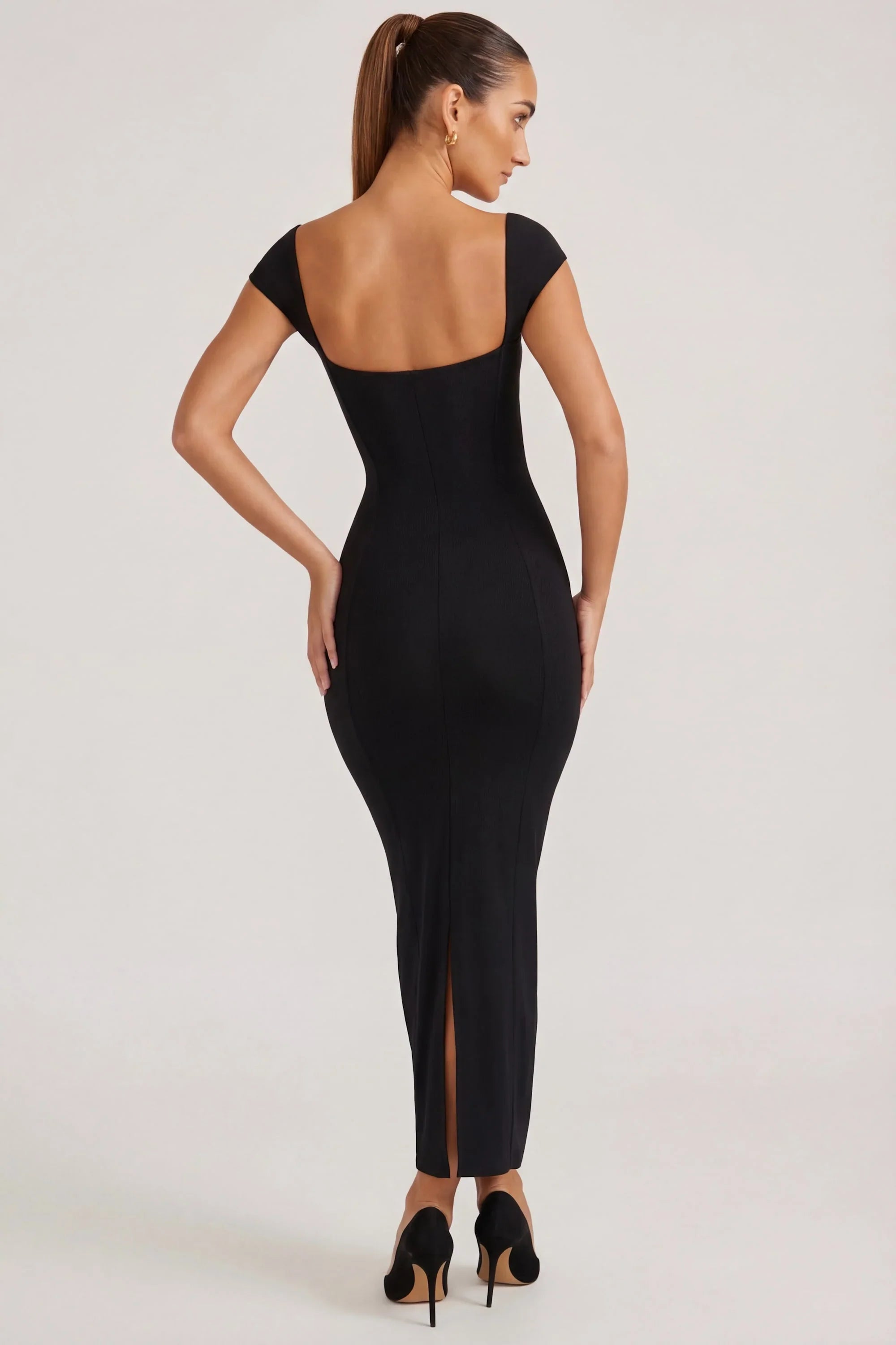 Ellie | Sweetheart Heart-Detail Maxi Dress