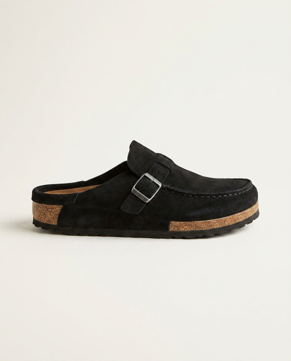 Delphi | Suede-Look Slip-On Clogs