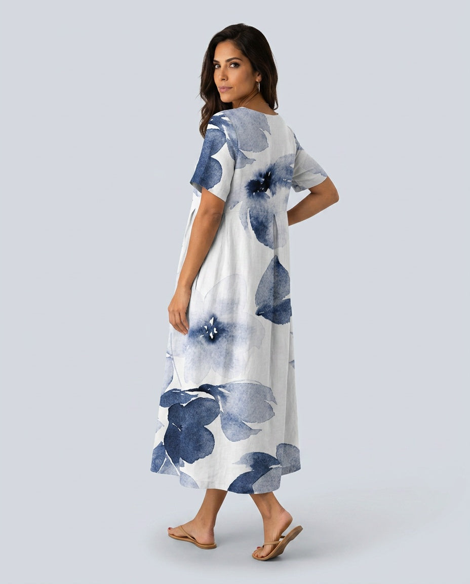 Josie | Bohemian Floral Lightweight Maxi Dress