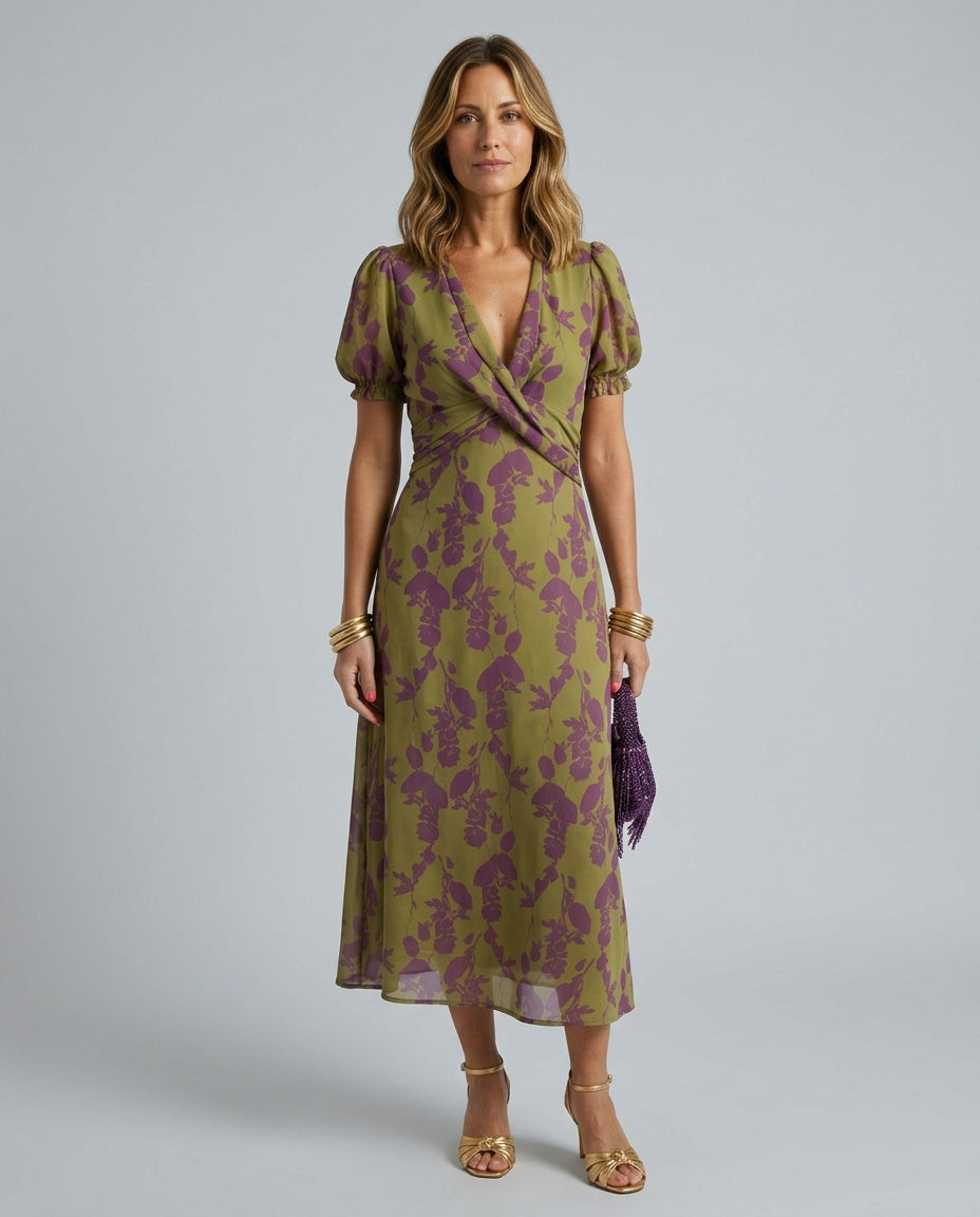 Soraya | Relaxed Floral Midi Dress