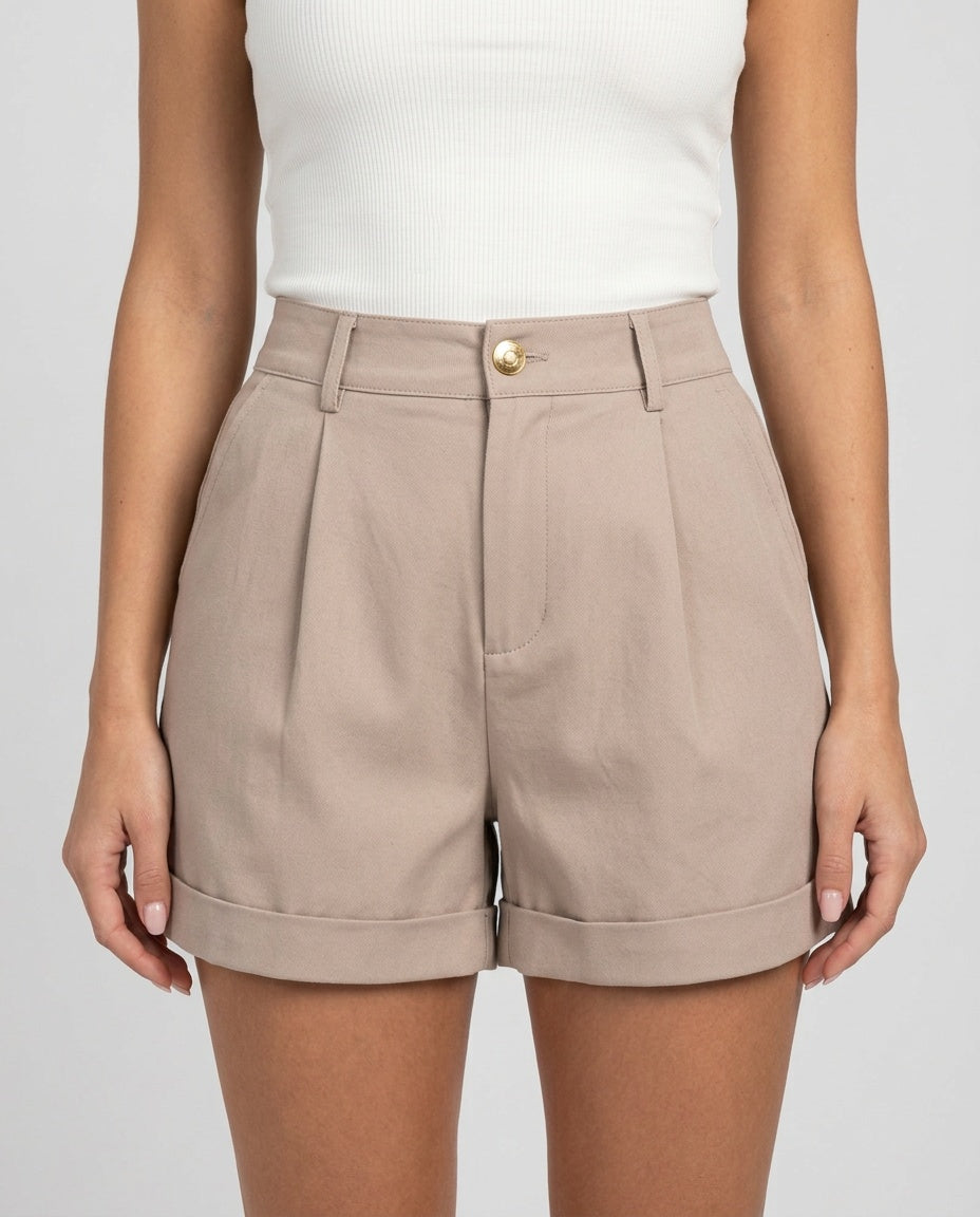 Opal | High Waist Wide-Leg Shorts