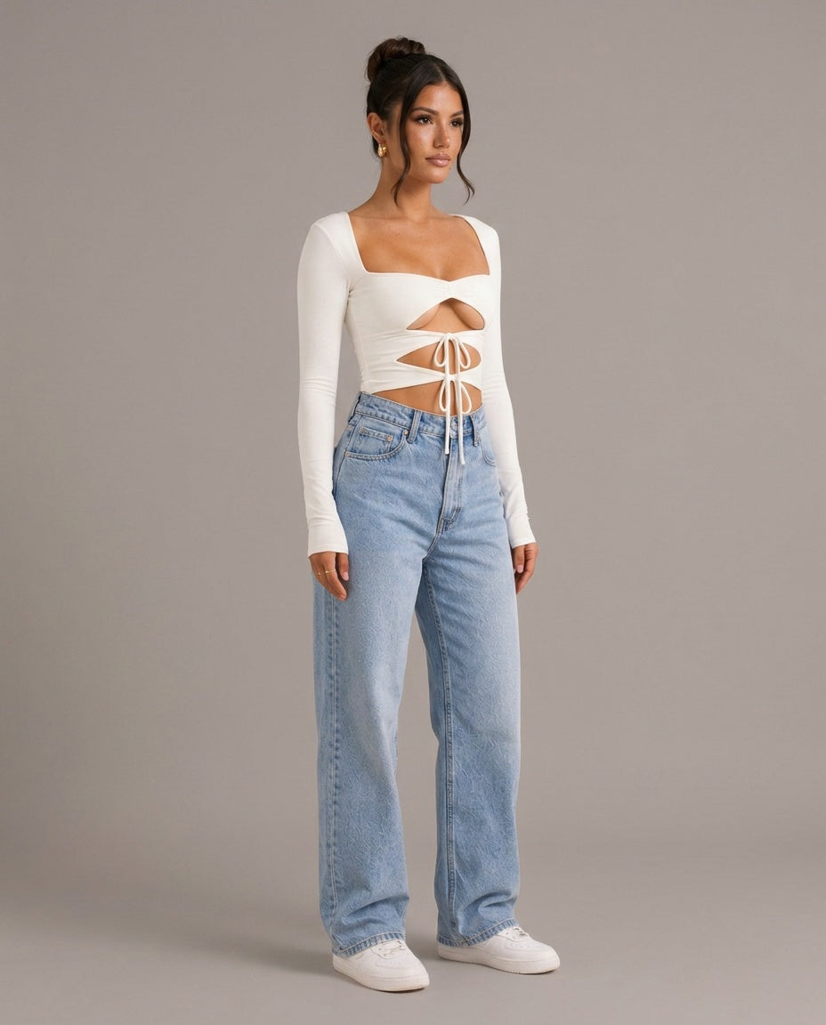 Zola | Cropped Cut-out Top