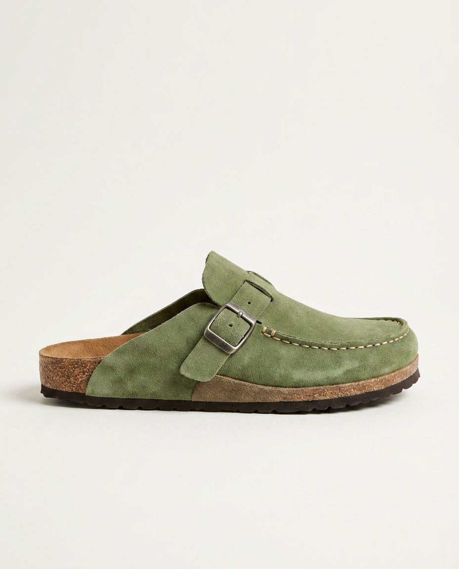 Sienna | Suede-Look Cushioned Footbed Clogs