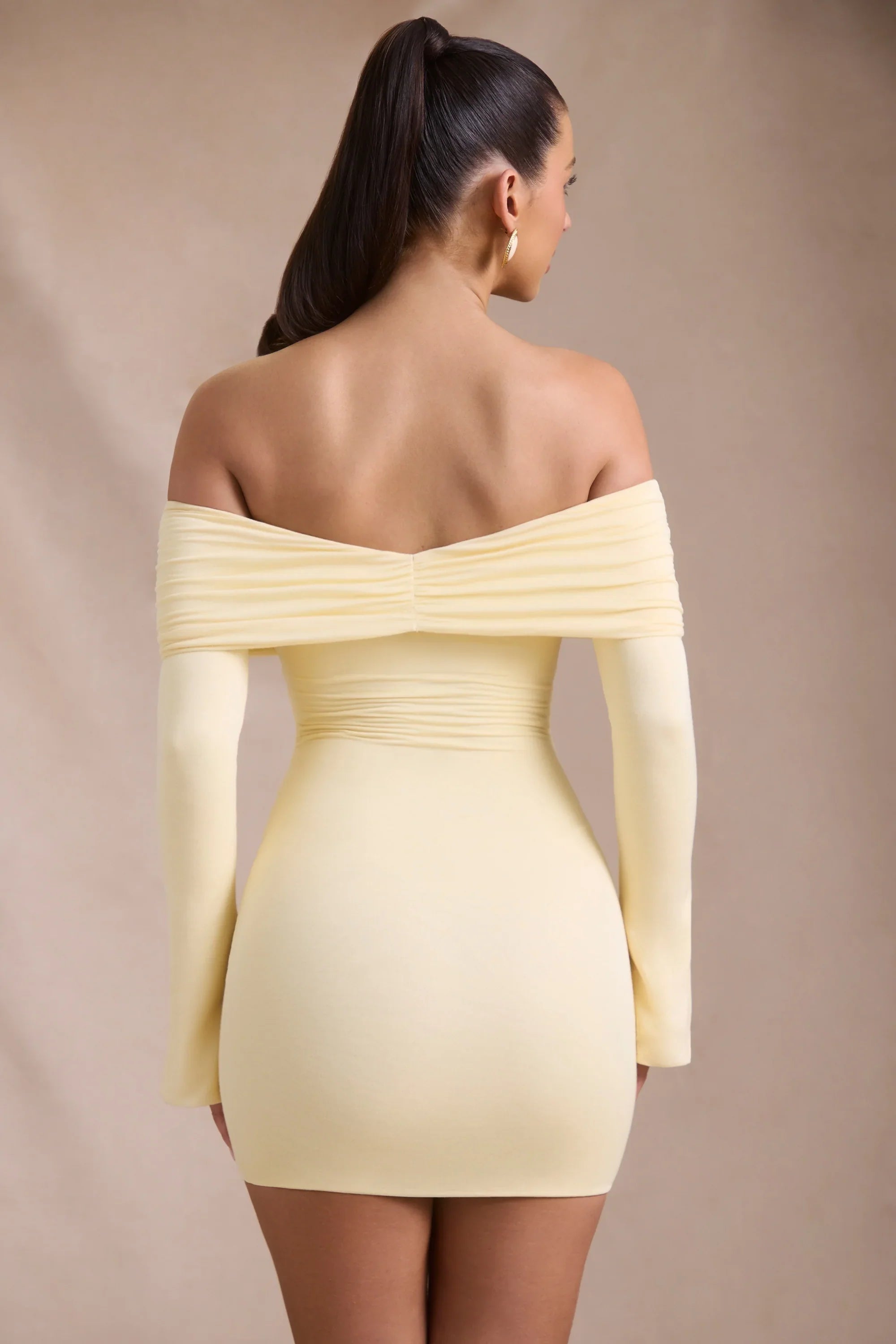 Della | Off-Shoulder Ruched Mini Dress