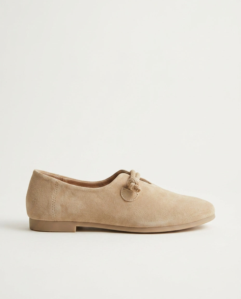 Belen | Cushioned Insole Suede-Look Loafers