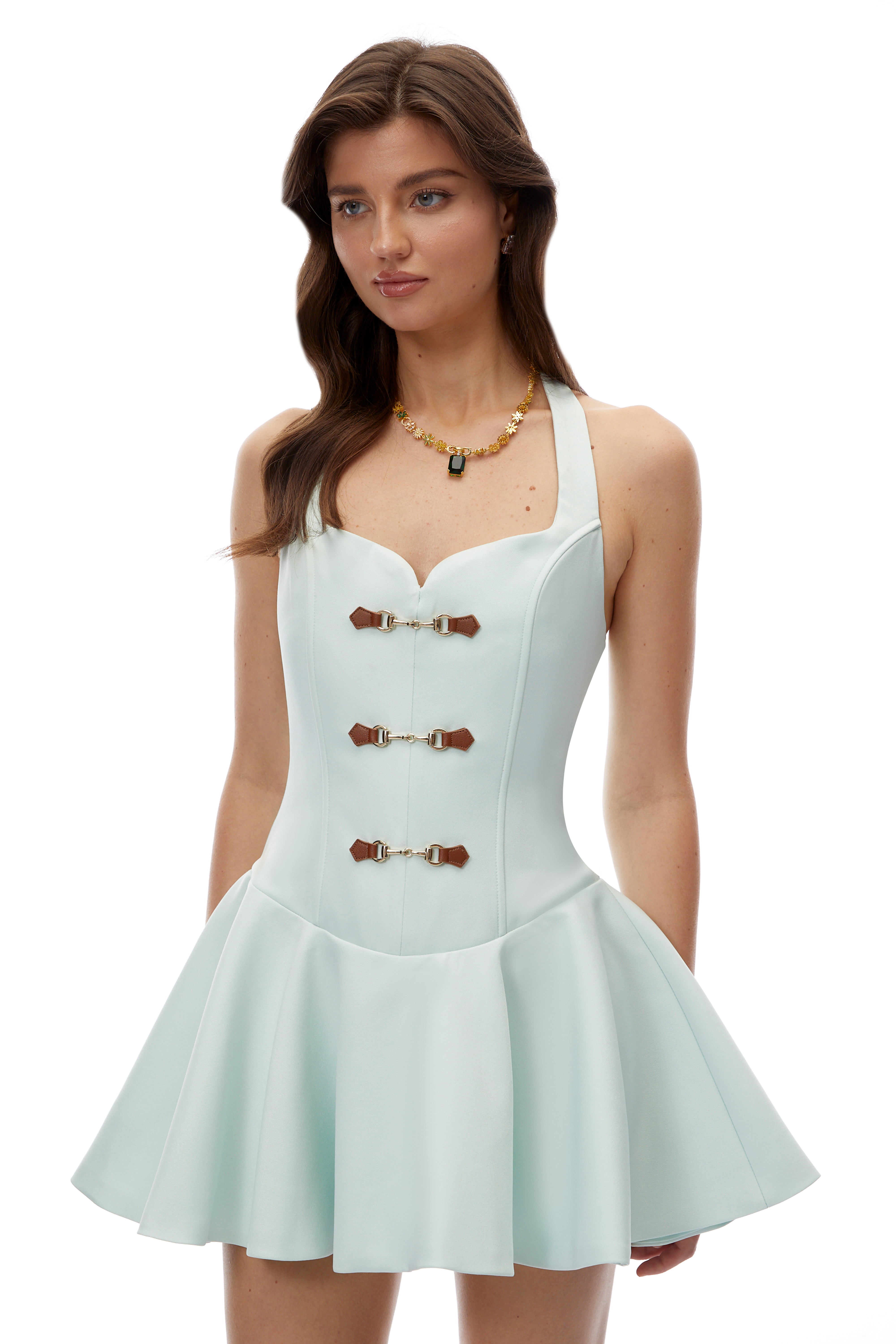 Orla | Sweetheart Ruffled Mini Dress