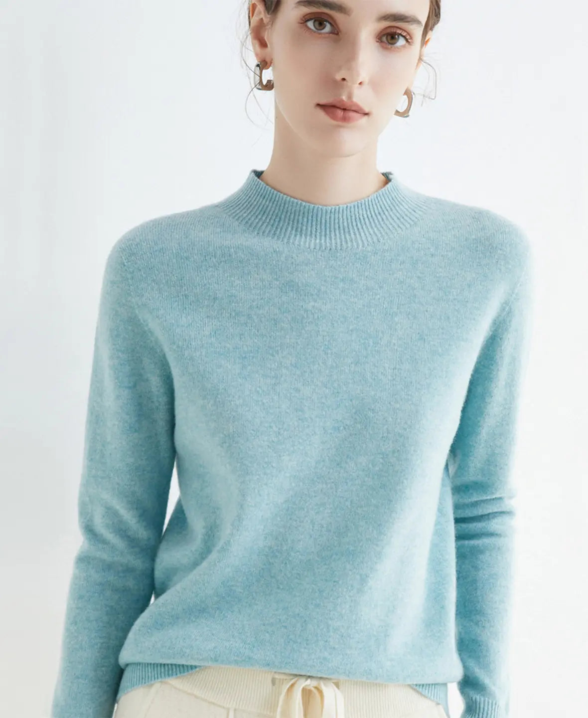 Winnie | Classic Long Sleeve Merino Wool Jumper