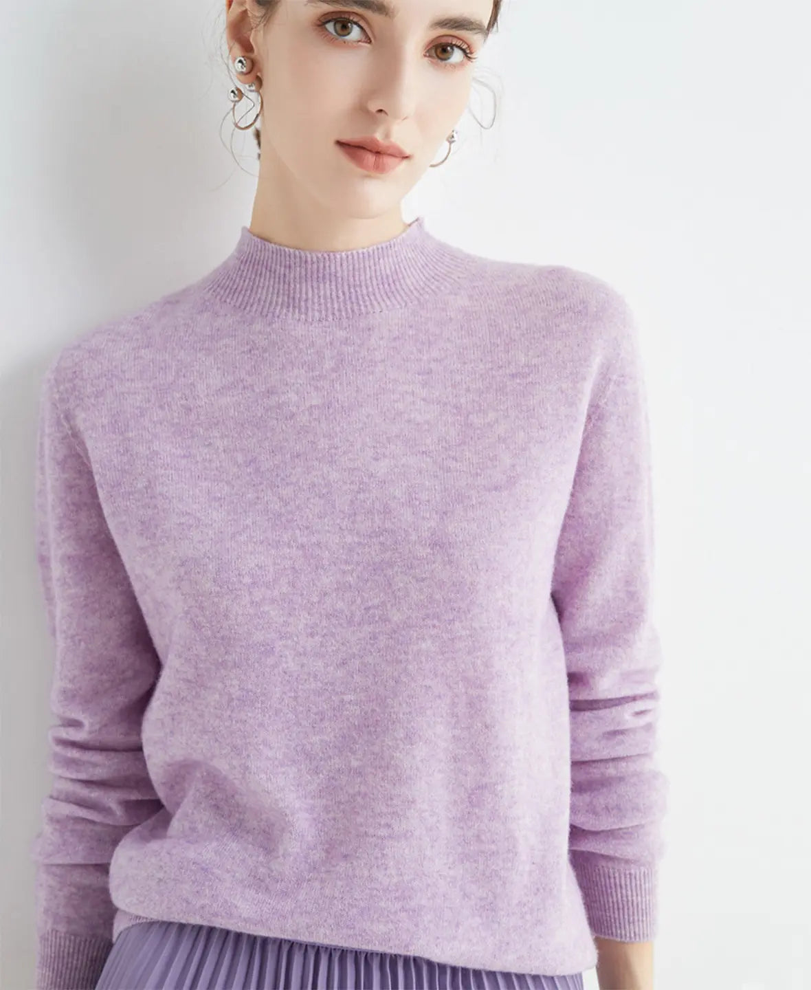 Winnie | Classic Long Sleeve Merino Wool Jumper