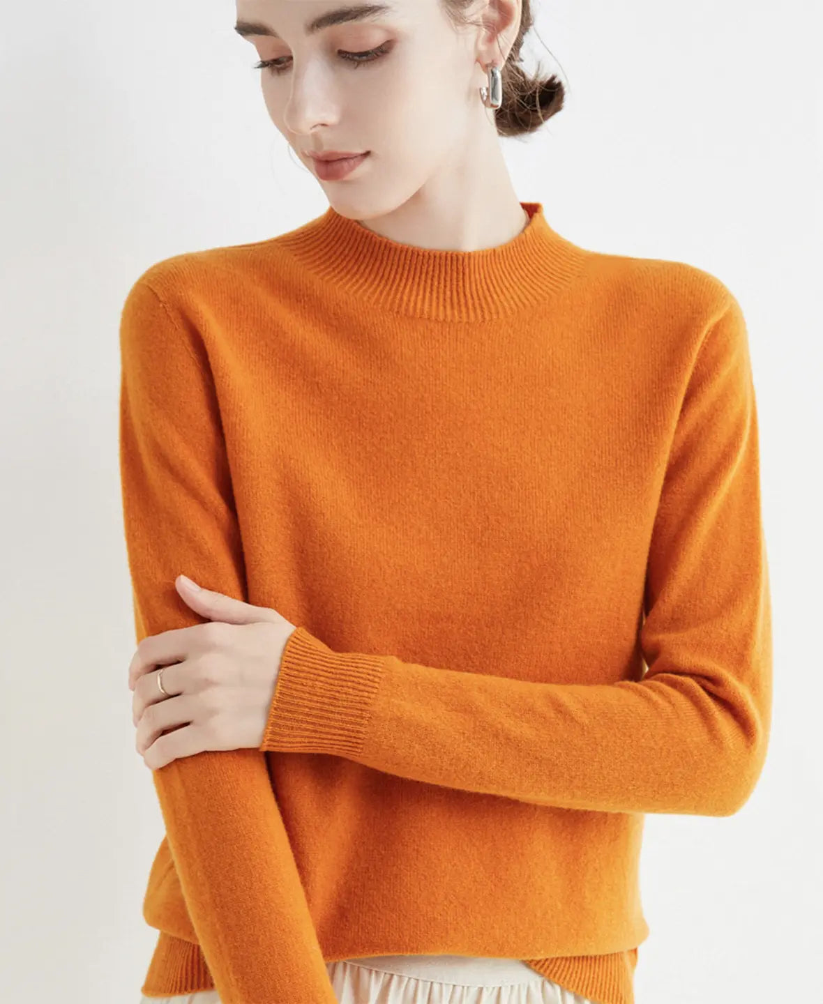 Winnie | Classic Long Sleeve Merino Wool Jumper
