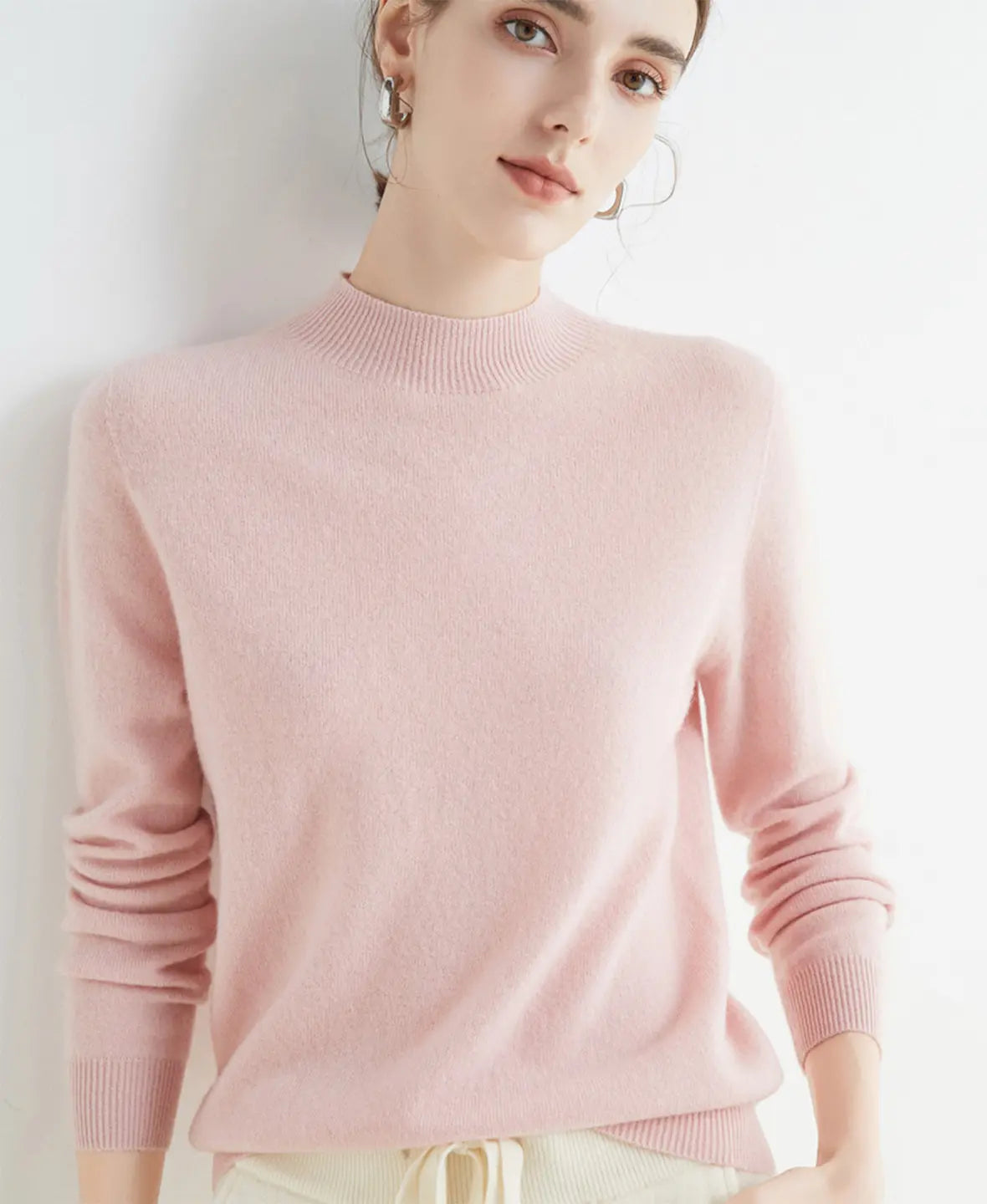 Winnie | Classic Long Sleeve Merino Wool Jumper
