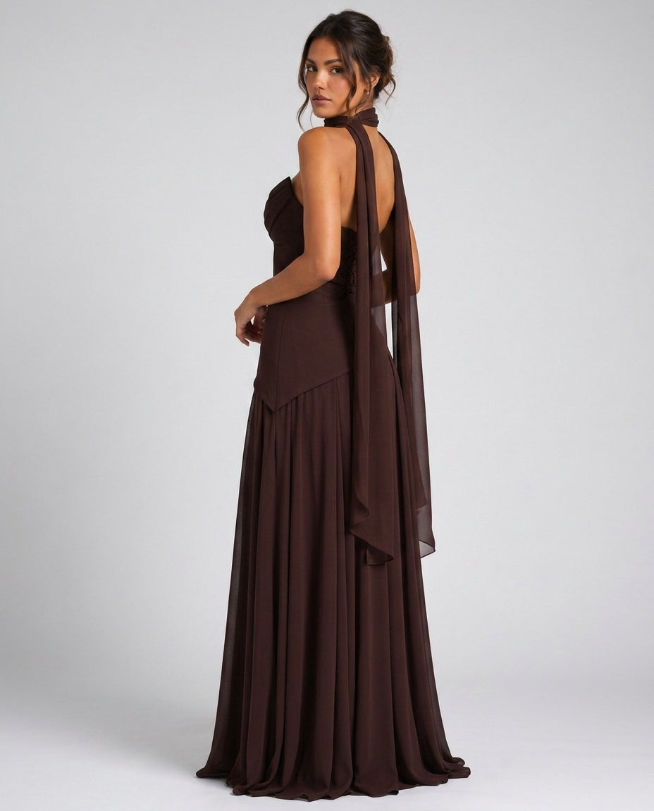 Liv | Off-Shoulder Sequin Mermaid Maxi Dress