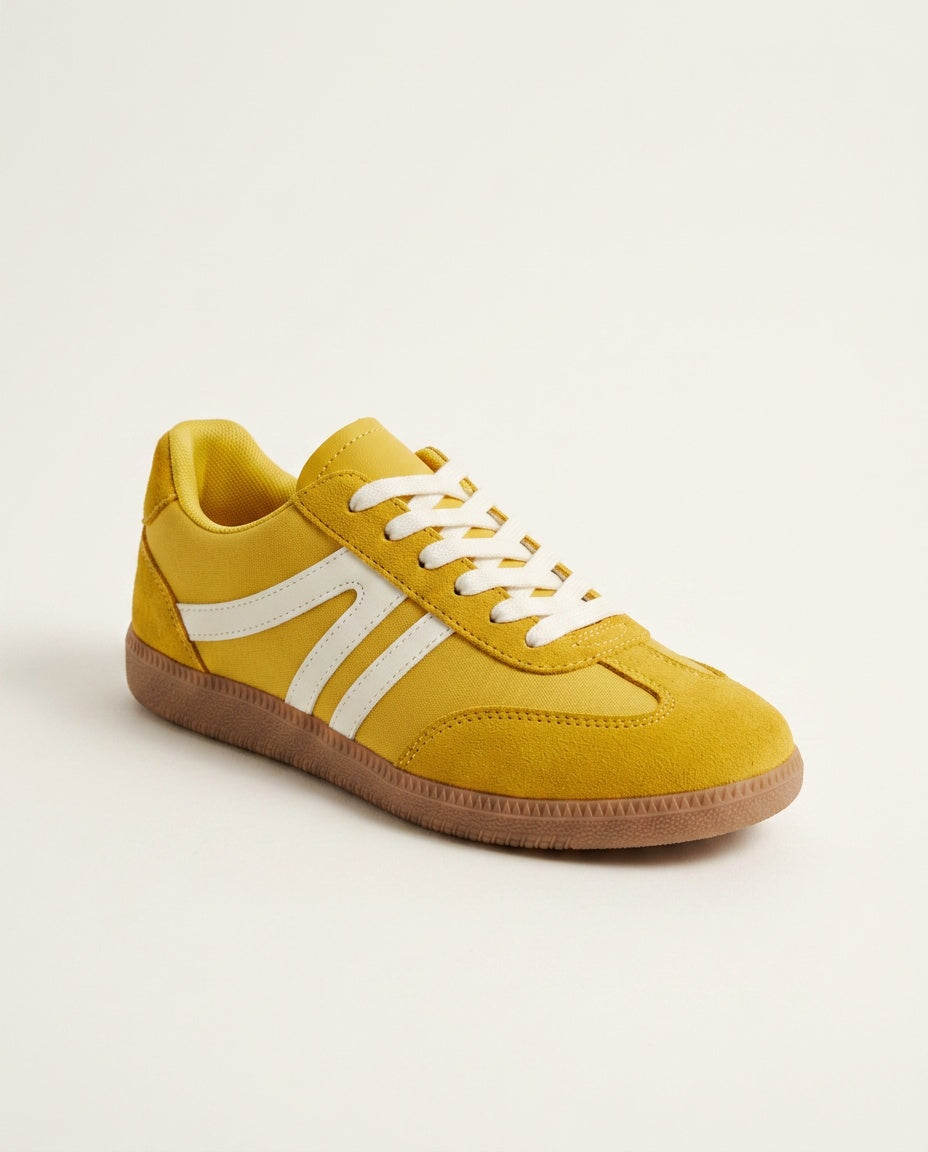 Faye | Retro Panelled Sneakers