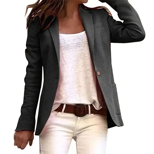 Isaline | Long Sleeve Casual Blazer