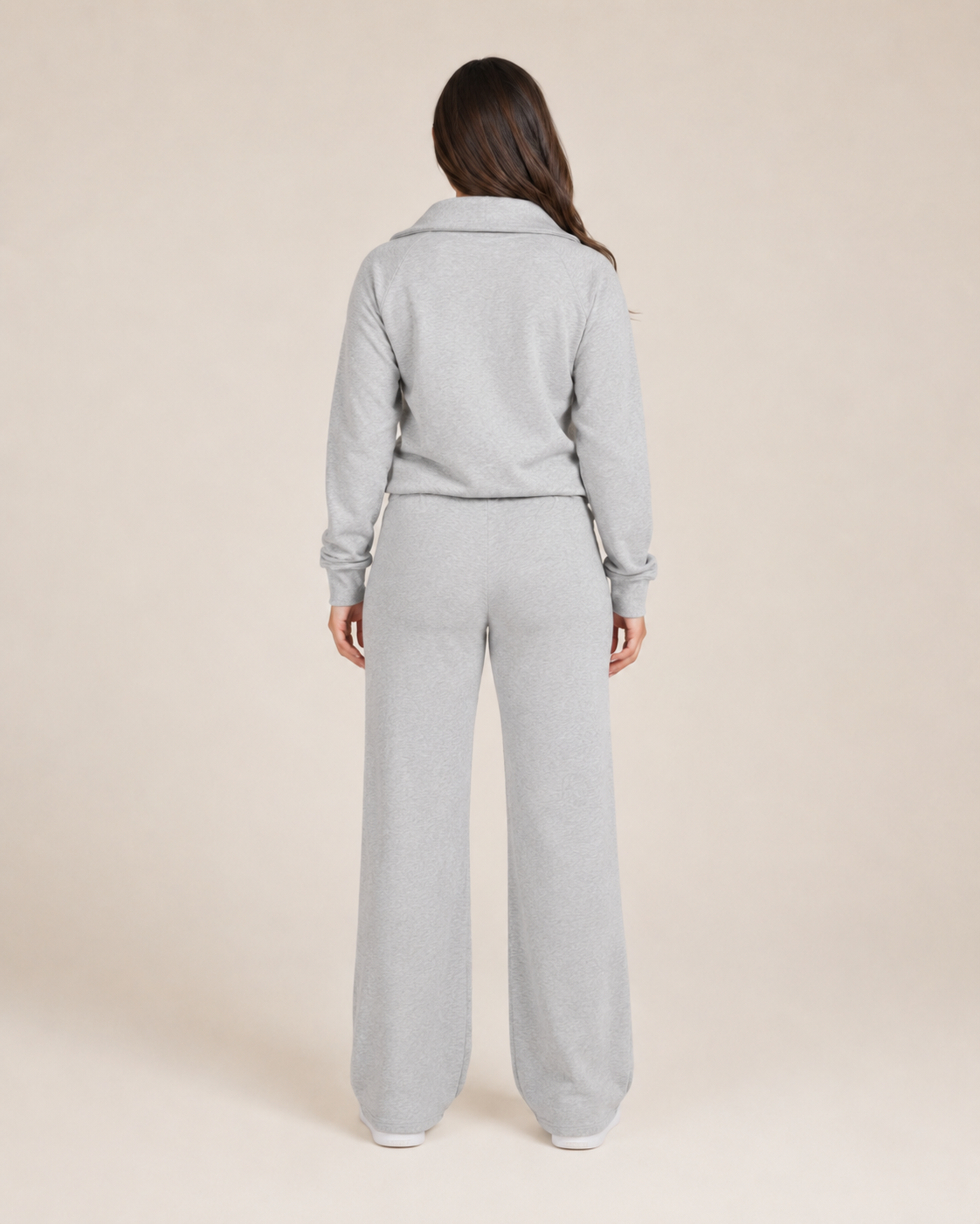 Giselle | Wide-Leg Zip-Collar Lounge Set