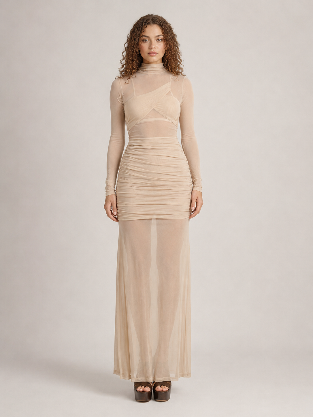 Blair | Long Sleeve Bodycon Maxi Dress