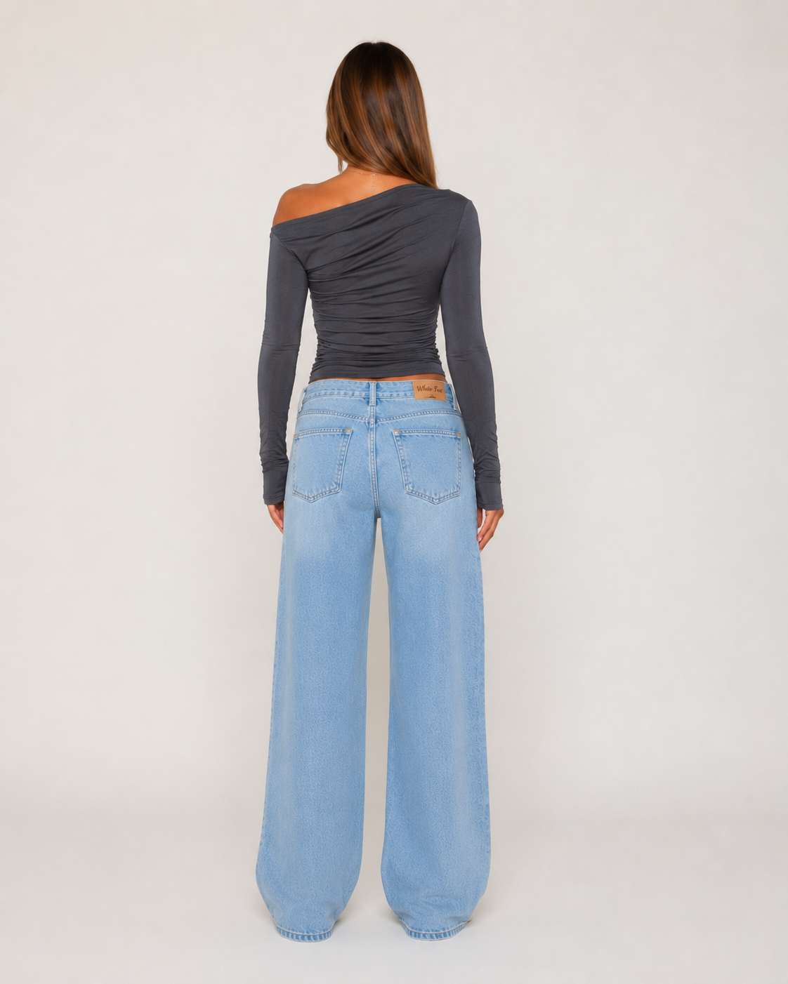 Violet | Asymmetric One Shoulder Ruched Crop Top