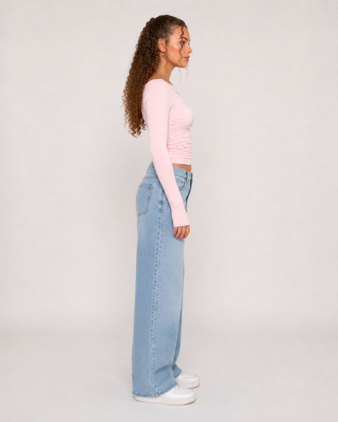 Violet | Asymmetric One Shoulder Ruched Crop Top
