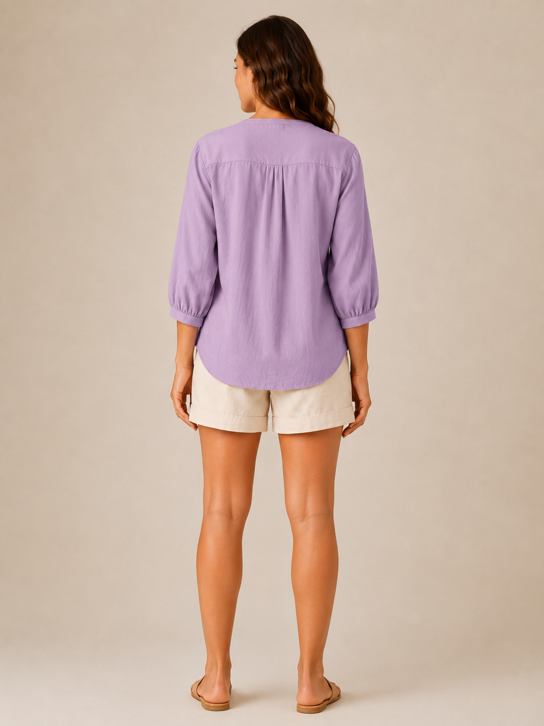 Hadley | Embroidered Button-Front Blouse