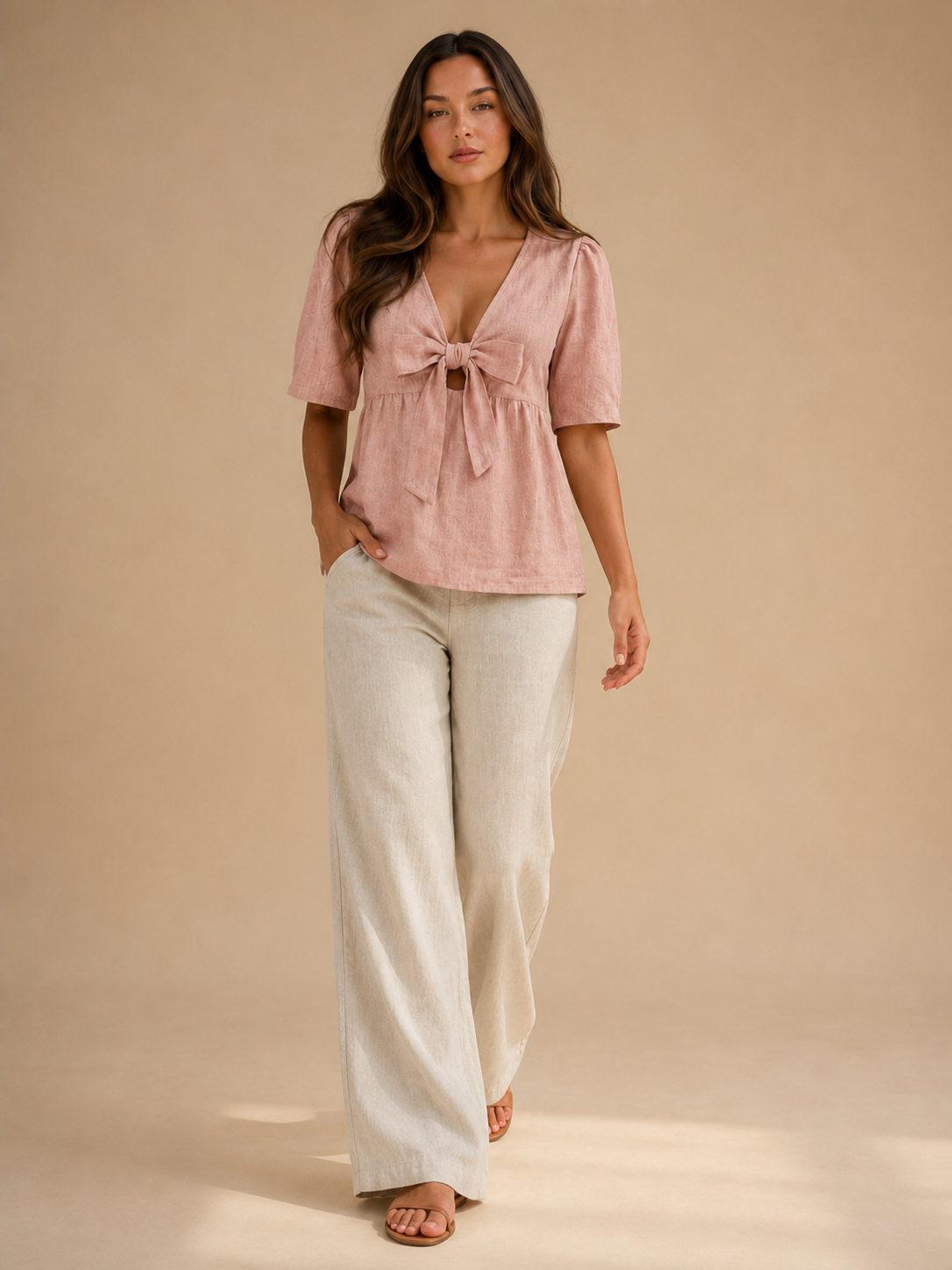 Josie | Puff Sleeve Babydoll Blouse