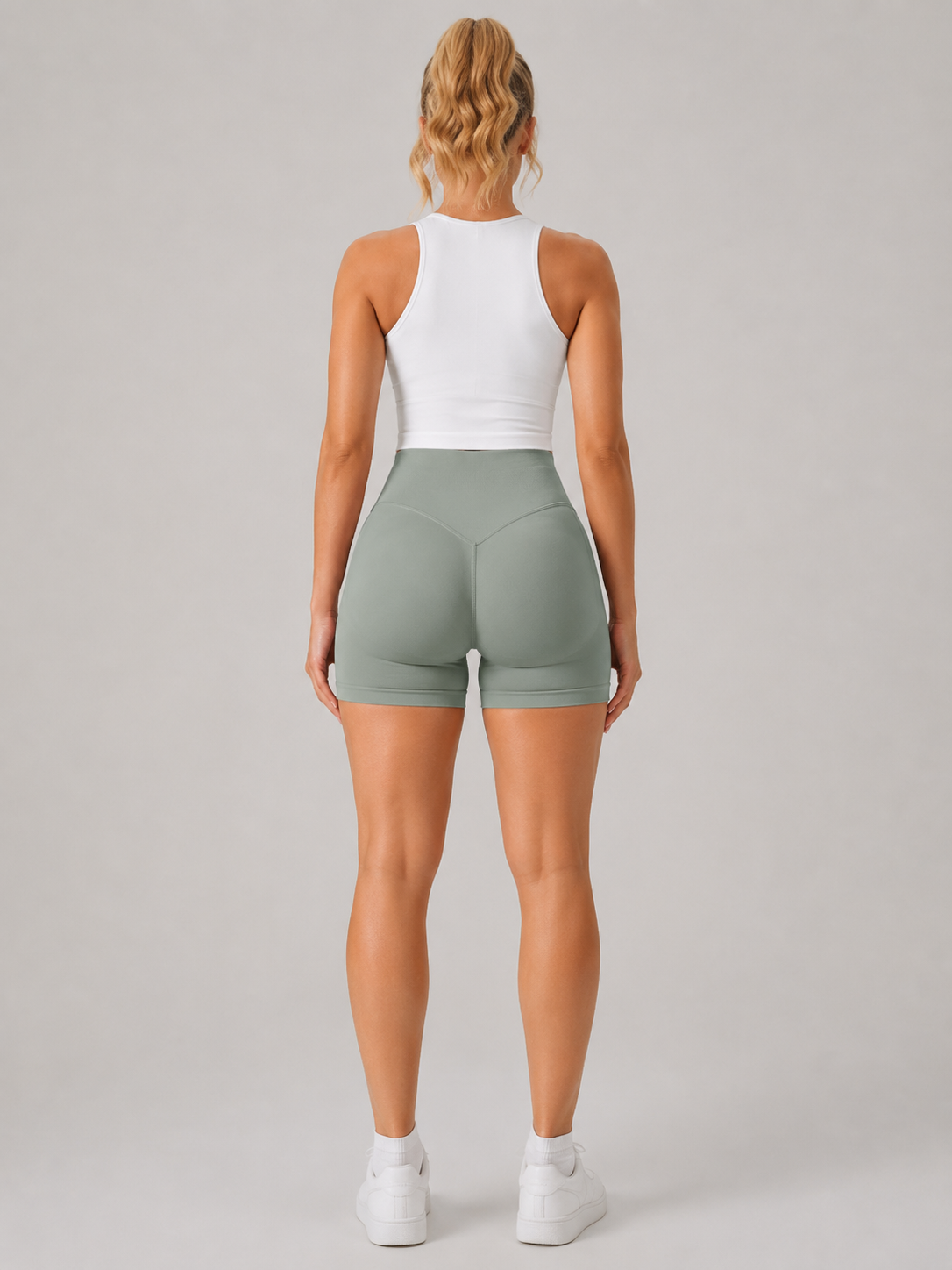 Ava | High-Waisted Non-Roll Active Shorts