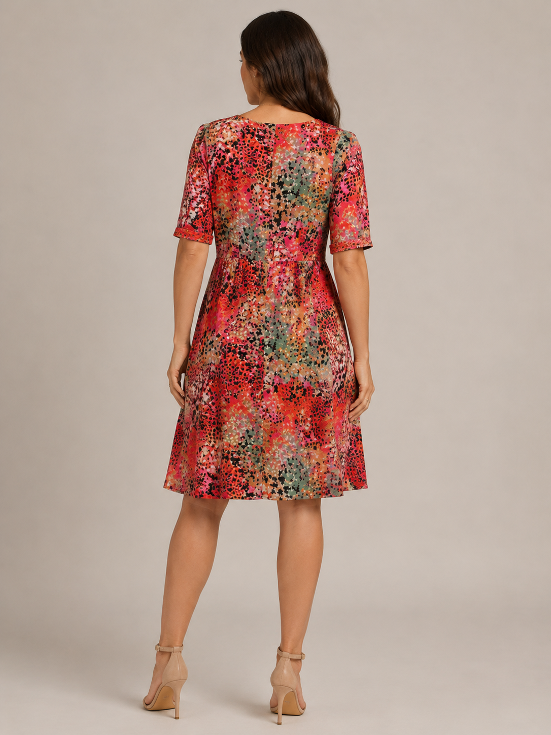 Giselle | V-Neck Side Pocket Midi Dress