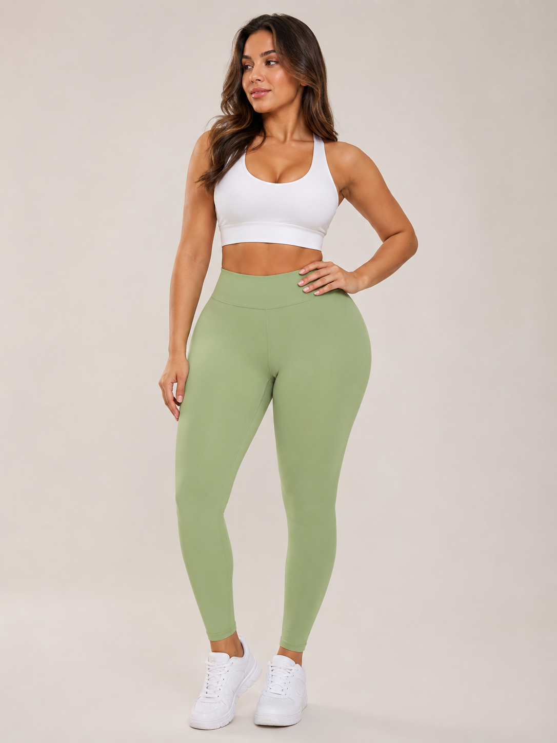 Fleur | High-Waisted Full-Length Sports Leggings