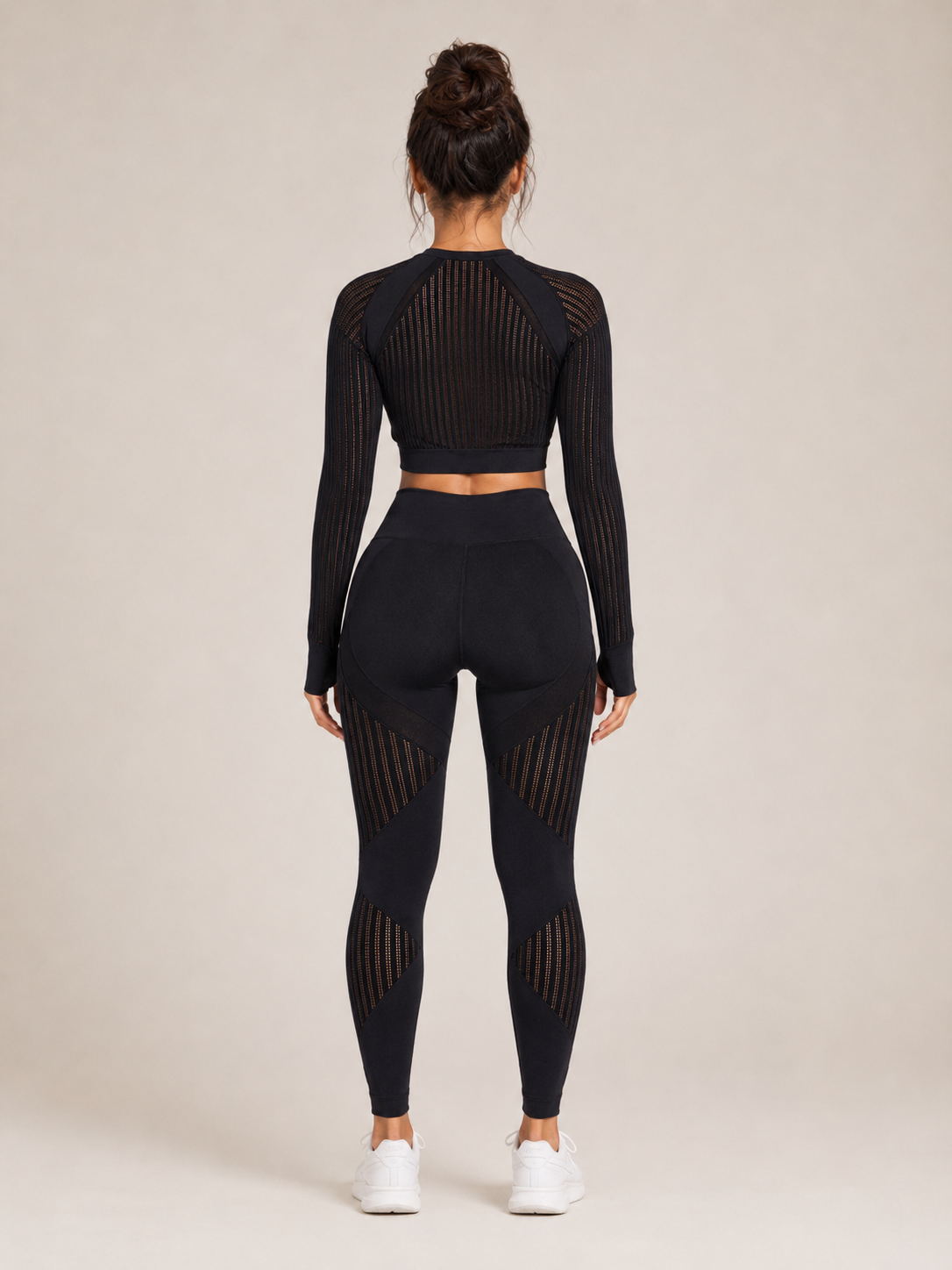 Willa | Long Sleeve High-Waist Ribbed Yoga Co-ord Set