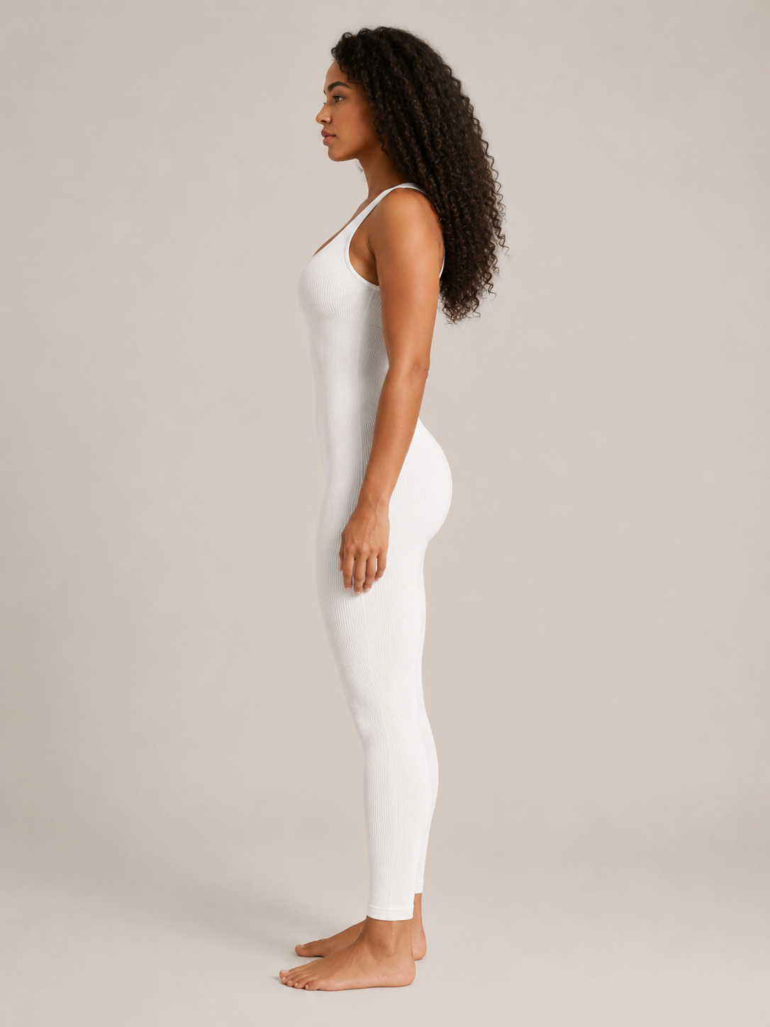 Paige | Fitted Ribbed Legging Jumpsuit